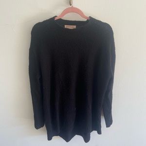 Oversized black sweater